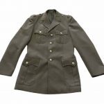 Jakna NVA Vzhodna nemčija siva rabljeno