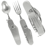 Jedilni pribor 5 v 1 srebrna