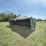 Vojaški šotor bulgarska vojska 4 × 7.3 M rabljeno