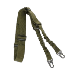 Dvotočkovni taktični pas za puško zelena