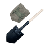 Vojaška lopata NVA Vzhodna Nemčija z etuijem rabljeno kot novo - slika 2