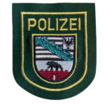 Polizei Sachsen-Anhalt našitek tip 2 nemška policija novo