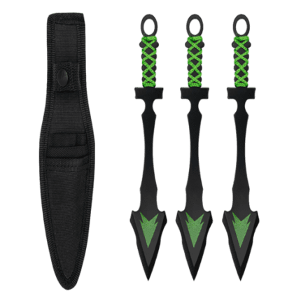 Metalni noži Point (M) zelena set ×3 kos