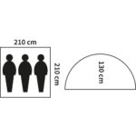 Šotor "Monodom" 3 osebe flecktarn camo - slika 3