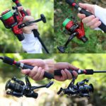 Ribiška palica z rolo za morski ribolov dvodelna črna 2.1 m (4000) - slika 3