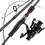 Ribiška palica z rolo za morski ribolov dvodelna črna 2.1 m (4000) - slika 2