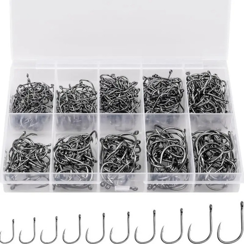 Ribiški komplet trnkov (3#-12#) 500 kos Ribiški komplet trnkov (3#-12#) 500 kos - slika 1