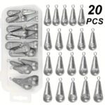 Ribiški komplet uteži (svinci) (10-40g) 20 kos