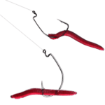 Ribiški komplet vab rdeči črvi 200 kos - slika 2