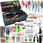 Ribiški komplet vab v kovčku 411 kos