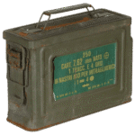 Kovinski zaboj za strelivo U.S. WW2 AMMO BOX M2, Cal.30/7.62 rabljeno