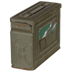 Kovinski zaboj za strelivo U.S. WW2 AMMO BOX M2, Cal.30/7.62 rabljeno - slika 2