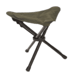 Trinožni zložljiv stol zelena