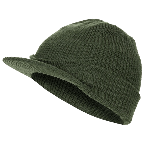 Kapa volnena zelena z vizirjem Kapa volnena zelena z vizirjem - slika 1