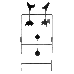 RazorGun vetrna vrteča tarča - 6 tarč