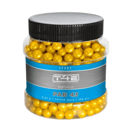 Kroglice T4E Sport PAB .43 cal. paintballs 500 kos rumena